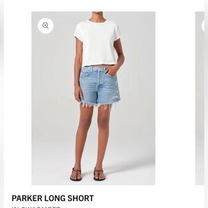 Agolde Parker long shorts